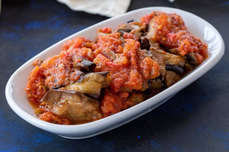 خورشت گوشت و بادمجان و گوجه