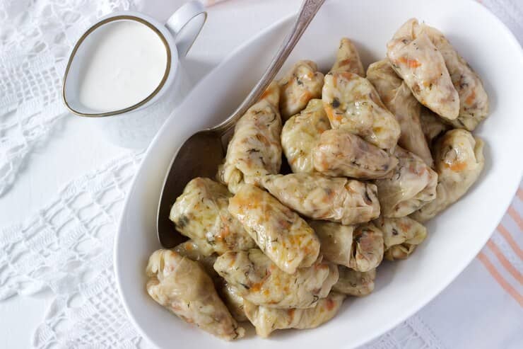 طرز تهیه دلمه با برگ کلم