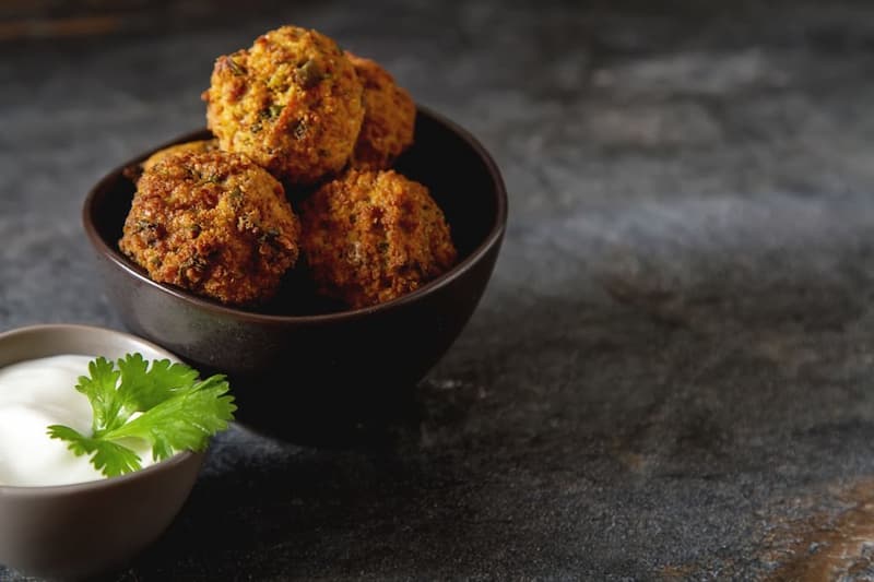 طرز تهیه فلافل رژیمی با روغن زیتون