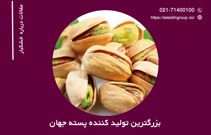 بزرگترین تولید کننده پسته جهان