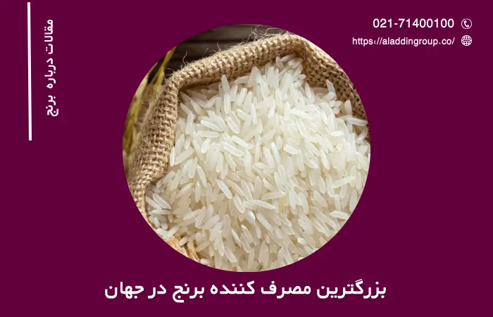 بزرگترین مصرف کننده برنج در جهان